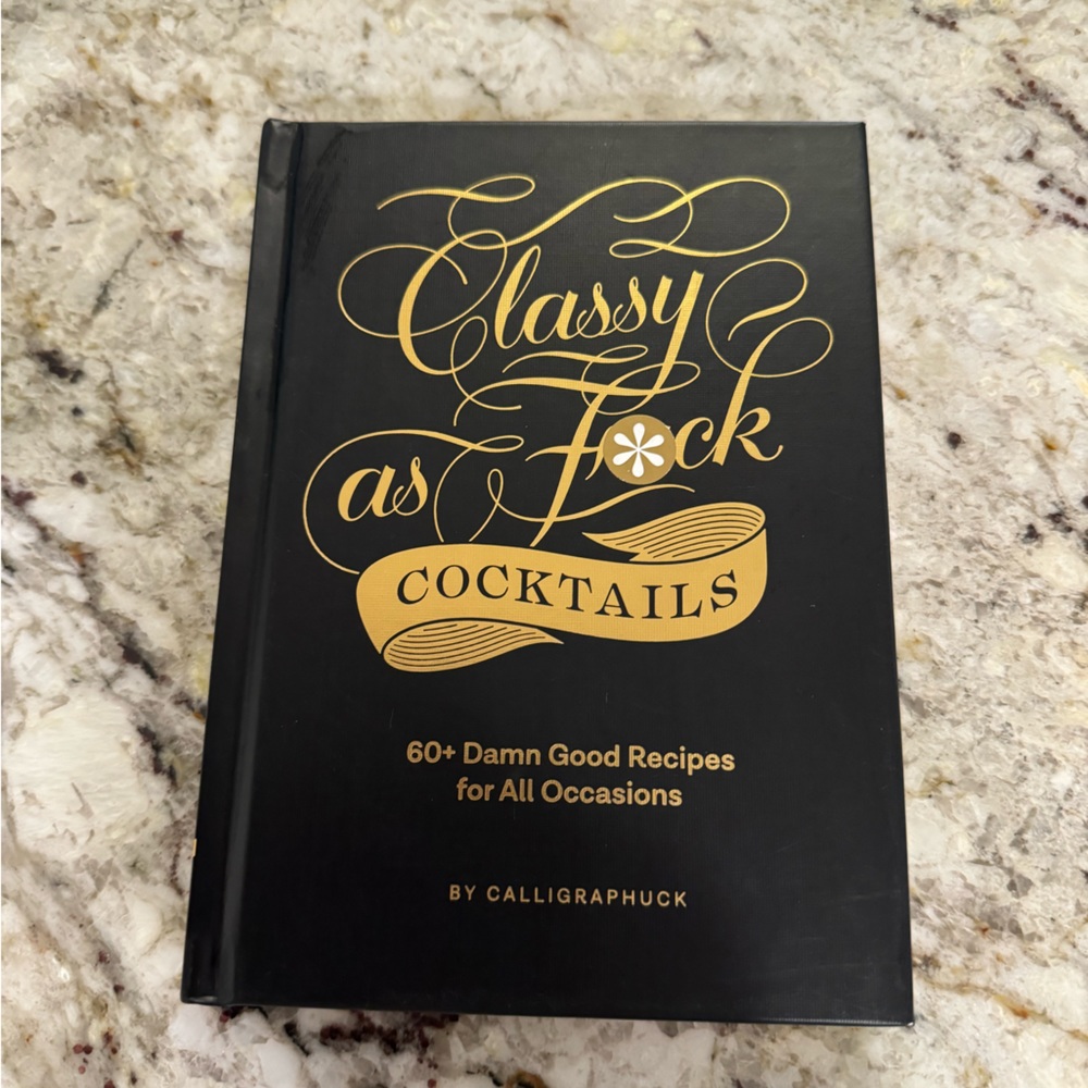 Fancy as F Cocktails Recipes Book